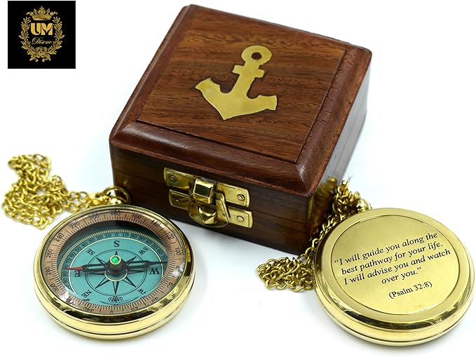 I Will Guide (Psalm 32:8) Communion & Confirmation Gift for Teenage Boys | Sentimental & Inspirational Present | Baptism Religious Gifts for Men, Christian, Catholic, Graduation