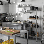 Regal Altair 21" Deep x 24" Wide x 64" Height Wire Shelving Kit | 4-Tier | NSF Commercial Storage Rack Unit