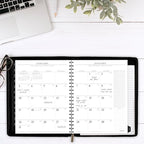 AT-A-GLANCE 2026 Appointment Book Planner, Weekly & Monthly, 8-1/4" x 11", Large, Executive, Zipper, Black (70NX810526)