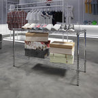 Regal Altair 18" Deep x 48" Wide x 27" Height Wire Shelving Kit | 2-Tier | NSF Commercial Storage Rack Unit