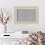 Amanti Art Silver Framed Magnetic Board 17x23 Small Vision Board for use with Magnets, 100% Metal Sheet to Display Items as Office Decor or for Home Organization in mudroom, Kitchen or Kids Room