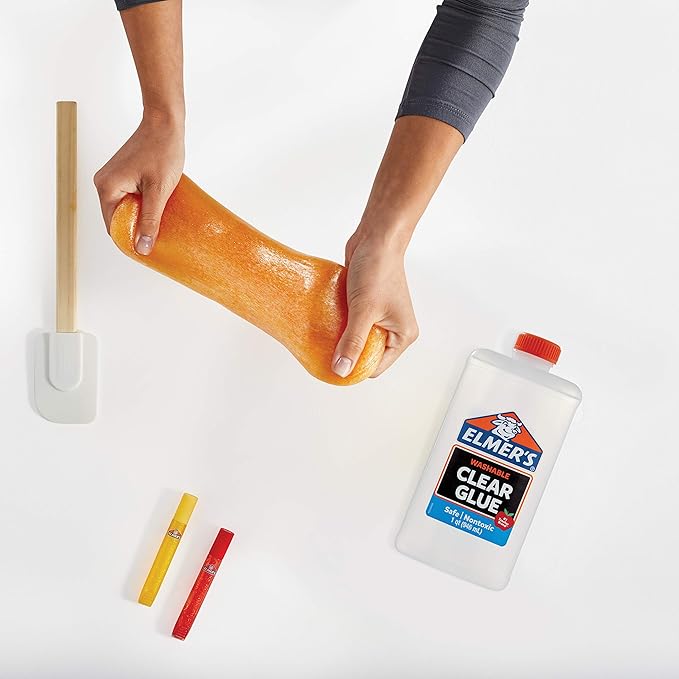 Elmer's Liquid School Glue Clear Washable 32 Ounces - Great for Making Slime