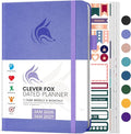 Clever Fox Dated Planner 2026-2027 – Weekly Life Planner Notebook for Time Management – Planner with Habits Tracker & To-Do List (Lavender)