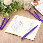 Fuyoooo 36 Pcs Felt Tip Pens 0.7mm Medium Point Colored Felt Tip Pens for Journaling Planner Writing Note-taking Art Office and School Supplies(Purple)
