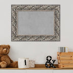 Amanti Art Silver Framed Magnetic Board 18x24 Small Vision Board for use with Magnets, 100% Metal Sheet to Display Items as Office Decor or for Home Organization in mudroom, Kitchen or Kids Room