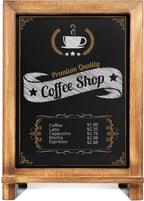 Rustic Torched Tabletop Chalkboard Sign/Hanging Magnetic Wall Chalkboard/Small Countertop Chalkboard Easel/Kitchen Countertop Memo Board / 12" x 17" in. Weddings, Birthdays, Baby Announcements