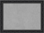 Amanti Art Black Framed Magnetic Board 24x32 Medium Vision Board for use with Magnets, 100% Metal Sheet to Display Items as Office Decor or for Home Organization in mudroom, Kitchen or Kids Room
