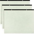 Fainne 3 Pcs Large Engineering Graph Paper Grid Graph Paper Pad Giant Drafting Pad Blueprint Sketching Graph Paper Engineer Architect Designer Mathematician Draftsman (Beige, Green,22x17inches)
