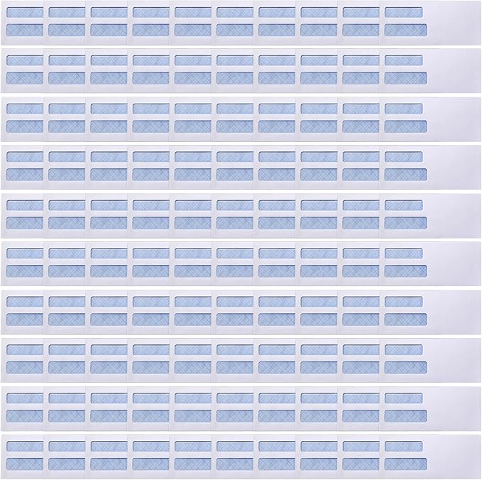 Secure Window Envelopes with Anti-Tear Paper & Privacy Lining for Confidential Documents 50/100pcs Confidential Mailing Envelopes