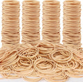 Rubber Bands Office Supplie 1100Pcs(approx. 1LB) Size #16 Rubberbands Light Brown Elastics Rubber Bands Thin Small Rubber Band for Office Home Supply File Folder
