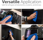 GreatShield Universal Screen Cleaning Kit, Microfiber Cloth + 2 Sided Brush + Non-Streak Solution Spray [for TV, Laptops, PC Monitors, Smartphones, Tablets, Camera, Keyboard and Other Electronics]
