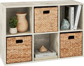 Best Choice Products 6-Cube Storage Organizer, 13.5in Shelf Opening, Bookcase, Display Shelf, Customizable w/ 3 Removable Back Panels – Whitewash
