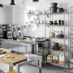 Regal Altair 14" Deep x 30" Wide x 74" Height Wire Shelving Kit | 5-Tier | NSF Commercial Storage Rack Unit