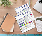 Multi-Point Inspection Form for Vehicles – 2-Part Carbonless Vehicle Checklist Pad – 8.5" x 11" Inspection Report – Edge-Glued, Manufacturer Recommended – White - Pack of 1000