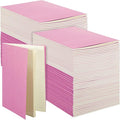 Mimorou 100 Pcs Journals Notebooks Bulk - Kraft Softcover A5 Small Notebooks 5.5 Inch x 8.3 Inch Notepads with 60 Page 30 Sheet for Writing Sketch Travel Office Supplies(Pink,Lined)