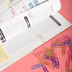 Ufmarine Colored Paper Clips, 480 Pcs Medium Paper Clips 1.3 inch for Office