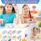 Dunzoom 100 Pcs Inspirational Pencil Erasers Bulk for Kids Fun Motivational Eraser School Supplies Back to School Office Supplies for Classroom Office Teacher Artists (Lovely)