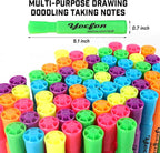 Yocfon Highlighters 90 Pack, Chisel Tip, Tank Style Highlighters Assorted Fluorescent Colors, 6 Bright Colors Highlighter Markers for Coloring, Highlighting as School Supplies