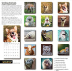 2026 Wall Calendar,Calendar 2026, November 2025 - December 2026, Wall Calendar Smiling Animals, 12" x 24" Opened,Full Page Months Thick & Sturdy Paper for Calendar Organizing & Planning