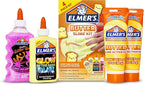 Elmer’s Butter Slime Kit, Includes Glow in the Dark Glue, Glitter Glue, Slime Activator, 4 Count - Kids Activity, Creative, Fun Holiday Gift