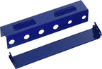 Wall Control Screwdriver Holder Bracket Slotted Metal Pegboard Accessory Slotted Tool Board - Blue