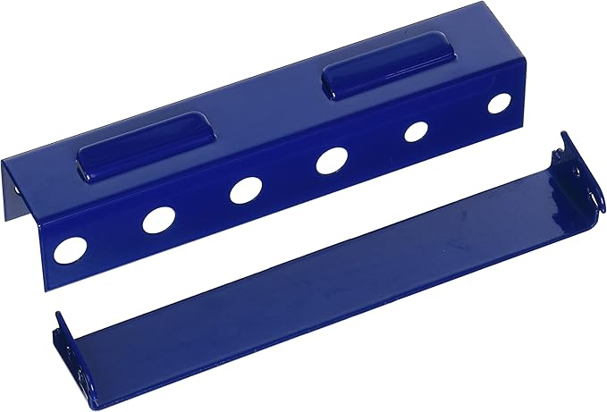 Wall Control Screwdriver Holder Bracket Slotted Metal Pegboard Accessory Slotted Tool Board - Blue