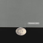 Zinkooat Leather Table Cover,1.8mm Thick,36x72 Inch Table Protector,Table Protector for Dining Room Table,Dining Room Table Protector Pad.(Black+Gray,36x72)