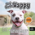 MICASA PRESS Dog-Gone Happy 2026 Wall Calendar 12 Month | 12" x 24" Open | Thick & Sturdy Paper | Holiday Gift | Meme Pooches Puppy Funny Dog Calendar 2026