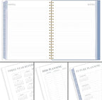 Cambridge 2026 Planner by Leah Bisch, Weekly & Monthly, 8.5" x 11", Large, Stripe (LB42-905-26)