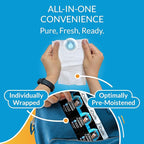 Screen Cleaner Wipes by iCloth – Individually Wrapped – Travel Size – Streak-Free (24 Large Wipes)