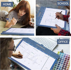 Yoment Desk Calendar 2026 Leather Desk Calendar with To-Do Lists, 13 Months Desk Pad Wall Calendar with Pen Holders PVC Cover for Work Office School Home Women Men, Dec 2025-Dec 2026, 17 x 12, Blue