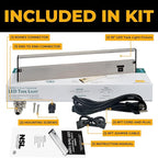 LED Under Cabinet Lighting Hardwired - 3CCT 18 Inch Satin Finish - Undercabinet Lights for Kitchen - Linkable Undercounter Dimmable Plug in Light or Hard Wired - Under Counter Fixture Direct Wire