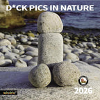 Gag Gifts 2026 Funny Wall Calendar, Natures Calendar for White Elephant Gifts with Thick Paper, November 2025 - December 2026, 14 Monthly Planner Organizer with Nature D'ck Pics, 12" x 24" Opened
