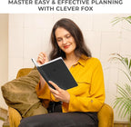 Clever Fox Dated Planner 2026-2027 – Weekly Life Planner Notebook for Time Management – Planner with Habits Tracker & To-Do List (Black)