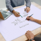 zmybcpack 25 Sheets 24"x36" Large Engineering Graph Paper Pad - 1/4" Ruled Grid Paper for Engineering, Architecture-Mathematician Draftsman Paper(Single Printed)
