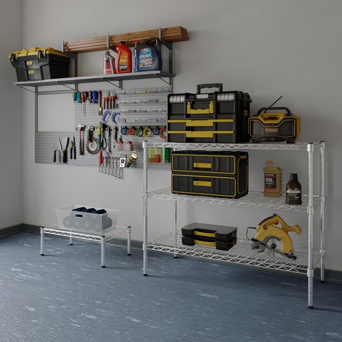 Regal Altair 18" Deep x 42" Wide x 34" Height Wire Shelving Kit | 3-Tier | NSF Commercial Storage Rack Unit