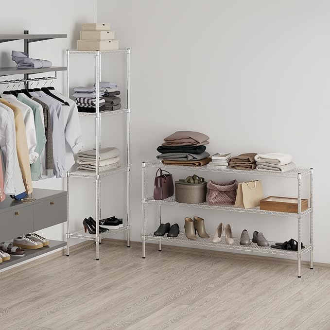 Regal Altair 14" Deep x 60" Wide x 34" Height Wire Shelving Kit | 3-Tier | NSF Commercial Storage Rack Unit