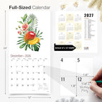 RED EMBER Fruit 2026 Wall Calendar 12 Month | 12" x 24" Open | Thick & Sturdy Paper | Holiday Gift | Art Nature Calendar 2026