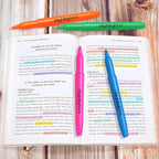 Dacono Highlighters Assorted Colors, Highlighters for School with Soft Chisel Tips, Bible Highlighter No Bleed, Quick-Drying Highlighter Markers for Teacher Students, Classroom Must Have, 24 Pack