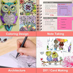 iBayam Journal Planner Pens Colored Pens, Office Supplies, Fine Point Fineliner Drawing Art Markers for Bullet Journaling Scrapbooking Notebook Writing Note Taking Calendar Stationary, 18-Color