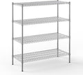 Regal Altair 21" Deep x 48" Wide x 54" Height Wire Shelving Kit | 4-Tier | NSF Commercial Storage Rack Unit