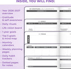 Clever Fox Dated Planner 2026-2027 – Weekly Life Planner Notebook for Time Management – Planner with Habits Tracker & To-Do List (Purple)