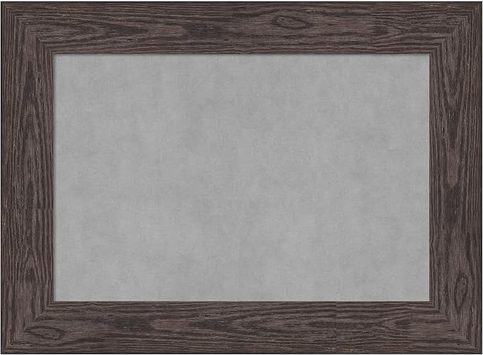 Amanti Art Black Framed Magnetic Board 22x30 Medium Vision Board for use with Magnets, 100% Metal Sheet to Display Items as Office Decor or for Home Organization in mudroom, Kitchen or Kids Room