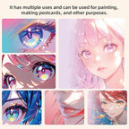 PHOSYNDYE 72 Color 1.0mm Big Hit Glitter Gel Pens for Adult DIY Projects, Art, Christmas Crafts, Birthday Card, Coloring Books