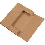 Tape Logic TLM961K Easy-Fold Mailers, 9 5/8" x 6 5/8" x 1 1/4", Kraft (Pack of 50)