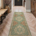 GENIMO Runner Rug 2'6"x8 Machine Washable Non Slip Vintage Hallway Runner Rug, Low Pile Lightweight Rugs for Indoor Entryway, Hallway, Kitchen and Corridor