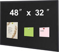 Cork Boards Bulletin Board 48'' X 32'' Corkboard for Walls Decorative Hanging Pin Board