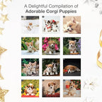 RED EMBER Corgi Puppies 2026 Wall Calendar 12 Month | 12" x 24" Open | Thick & Sturdy Paper | Holiday Gift | Cute Puppy Dog Calendar 2026
