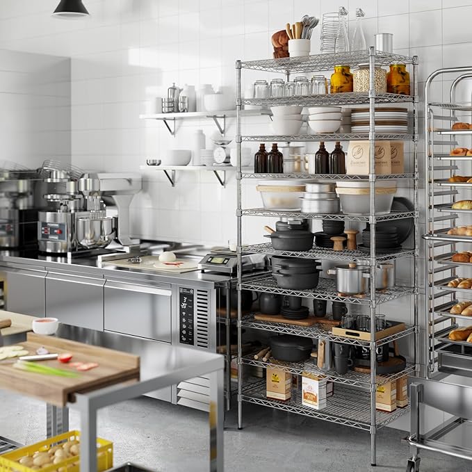 Regal Altair 21" Deep x 36" Wide x 86" Height Wire Shelving Kit | 10-Tier | NSF Commercial Storage Rack Unit