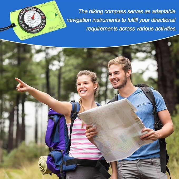 PATIKIL Orienteering Compass, Navigation Backpacking Compasses for Map